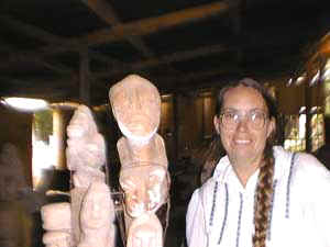 Wendy Griffin, writer and historian, in Honduras.